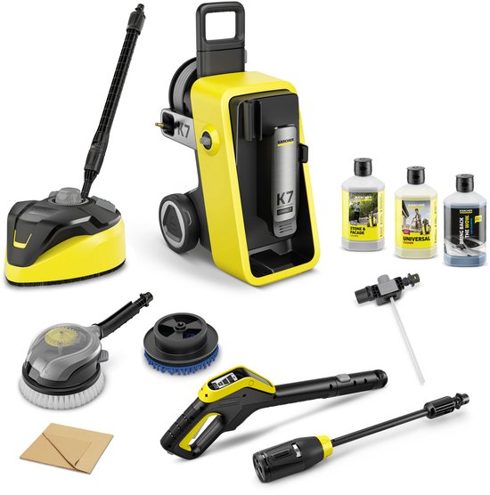 Kärcher K 7 Comfort Premium Connect Car&Home - 180 Bar - Instelbare Druk - 4-in-1 Spuitlans - Geschikt voor oa. Auto - Terras - Campers - Caravans - Fietsen - Motoren - Tuinset en Gebieden Rondom Huis