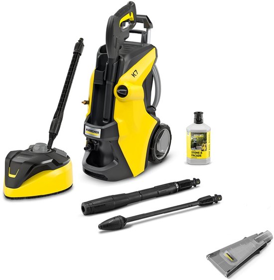 Kärcher K 7 Power Flex Home eco!Booster set Hogedrukreiniger - Incl. T 7 Plus Terrasreiniger & eco!Booster - PremiumFlex hogedrukslang - 180 bar - 600 l/u - 60 m²/u van Kärcher