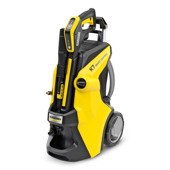Kärcher K 7 Smart Control Flex eco!Booster Hogedrukreiniger - PremiumFlex hogedrukslang - Incl. eco!Booster - 180 bar - 600 l/u - 60 m²/u - Boost modus - App bediening van Kärcher