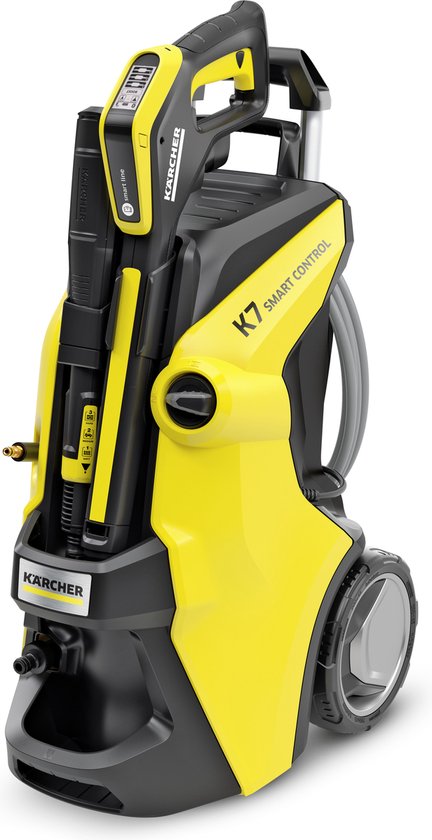 Kärcher K 7 Smart Control Flex Hogedrukreiniger - PremiumFlex hogedrukslang - 180 bar - 600 l/u - 60 m²/u - Boost modus - App bediening van Kärcher