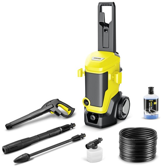 Kärcher K 7 WCM FJ BB Hogedrukreiniger - Watergekoeld - 180 bar - 600 l/u - 60 m² - 3000W - Geschikt voor o.a. Auto - Terras - Fietsen - Motoren - Tuinset van Merkloos	