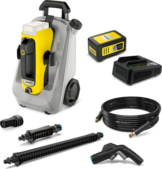 Kärcher OC 6-18 Premium Battery Set mobiele reiniger - Incl. 18 V / 5 Ah accu en snellader - Incl. watertank 12 liter - 24 bar van Merkloos	