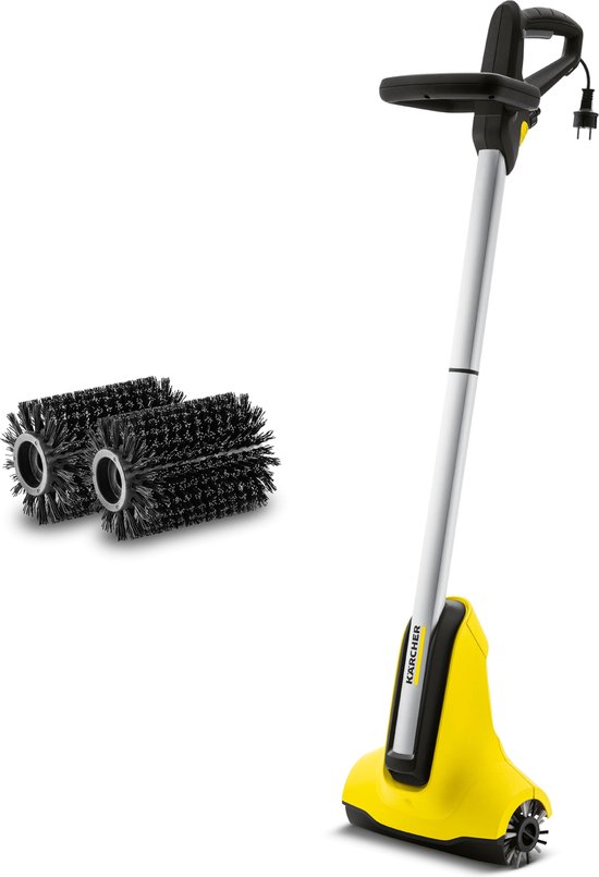 Kärcher PCL 4 Terrasreiniger Set - Rolborstels steen & hout - Lage druk - Roterende borstels - Ideaal voor houten en stenen terrassen van Kärcher