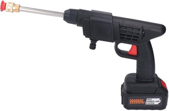 KARZO - Draadloze drukreiniger, draagbare drukwasmachine, hoge druk, handheld power waspist (EU-stekker) van Merkloos	