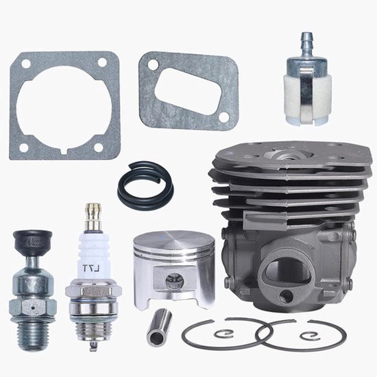 KARZO - Grote Boring Nikasil Cilinder Zuiger Kit 45mm Past voor Husqvarna 353 351 350 - Kettingzaag Onderdelen van Merkloos	