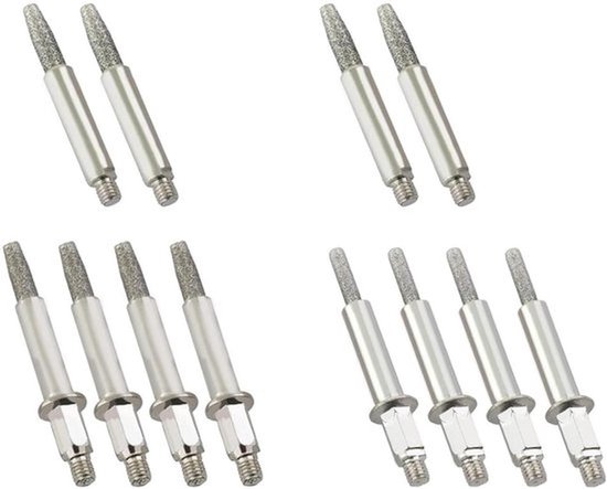 KARZO - Set van 12 diamantslijpers voor kettingzagen, ideaal voor houthakkers en tuinders, voor snel en nauwkeurig slijpen van kettingzagen en verlenging van de levensduur van KARZO