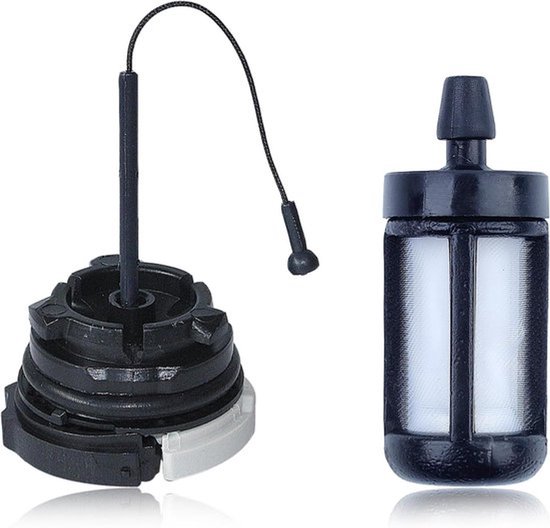 KARZO - Tankdeksel kettingzaag geschikt voor STIHL MS171 MS181 MS200 MS210 MS200T MS211 MS192 MS192T MS230 MS240 MS250 MS260 MS340 MS360 + MS180 filter van Merkloos	