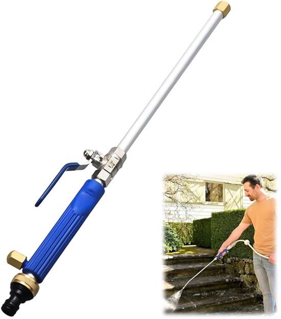 KARZO - Ultrawasher Turbo hogedrukreiniger Waterpistool voor hoge druk, Raamreinigingsspuit, Uittrekbare steel voor tuinslang van Merkloos	