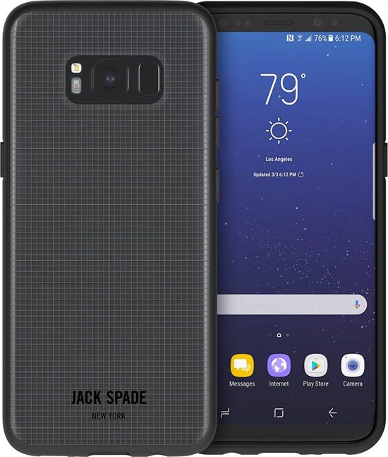 Kate Spade Jack Spade Graph-Check hoesje transparant voor Samsung Galaxy S8 van Kate Spade