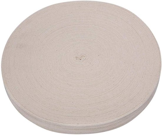 Katoenen Verband voor Bonsai Boom met Bindende Riem en Enten - Tuinieren Gereedschap voor Modellering en Buigen (Wit, 2 cm)