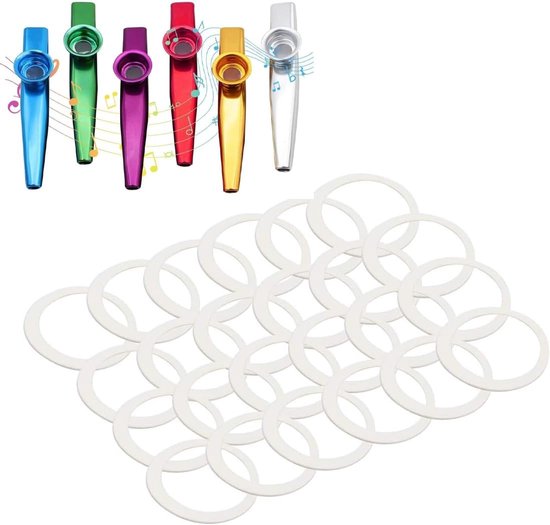 Kazoo Membrane Flute Onderdelen - Accessoires voor Membrane Flute Kazoo - Membrane Nozzle en Kazoo van Merkloos	