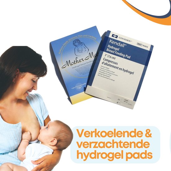 Kendall Hydrogel Pads Tepelbeschermers – Borstvoeding - Tepelverband - Pijnverlichting en herstel - Kapotte en Pijnlijke tepels Herbruikbaar – 2 stuks van Kenda
