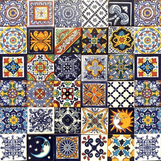 Keramische tegels Horacio - 30 decoratieve mozaïektegels voor badkamer, keuken, douche, trap, achterwand - tegels 10,5 x 10,5 cm