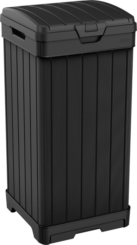Keter Baltimore - Prullenbak 125 liter - Hoogte: 87,4 cm - Zwart van Merkloos	
