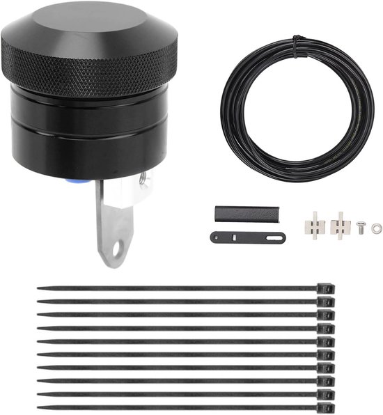 Kettingoliespuit - Smeersysteem Motor - Handmatig Smeren - Geen Stroom Nodig - 15.5 x 15.4 cm - Zwart