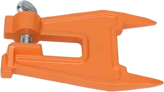 Kettingvijl Bankschroef - Kettingzaag Slijper - Ketting Slijpen - Lichtgewicht Draagbaar - 13 cm - Oranje