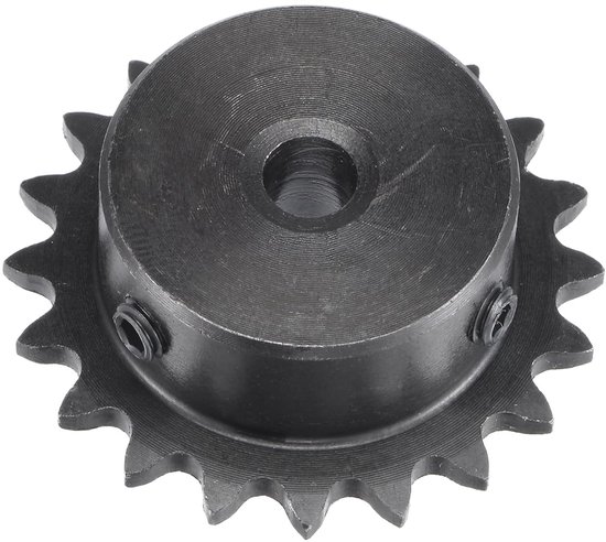 Kettingwiel 20 tanden - 1/4 inch verdeling - koolstofstaal C45 - geschikt voor ISO 04C - ServiceTopper