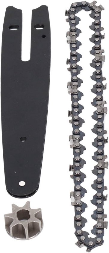 Kettingzaag Accessoireset: Zaagblad, Ketting en Tandwiel Vervanging voor Mini Elektrisch van Goimax