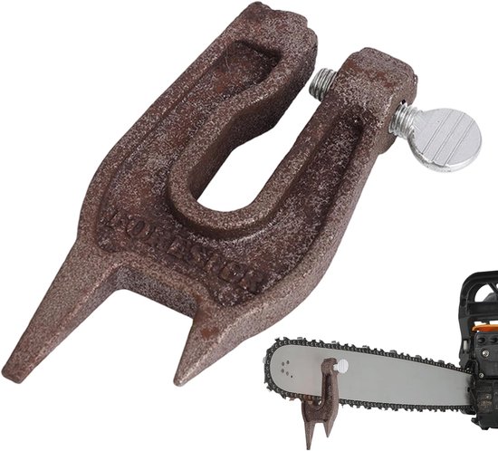 Kettingzaag Bankschroef - Slijper Gereedschap - Ketting Onderhoud - Draagbare Slijpoplossing - 15 x 8 x 2.5 cm - Metaal