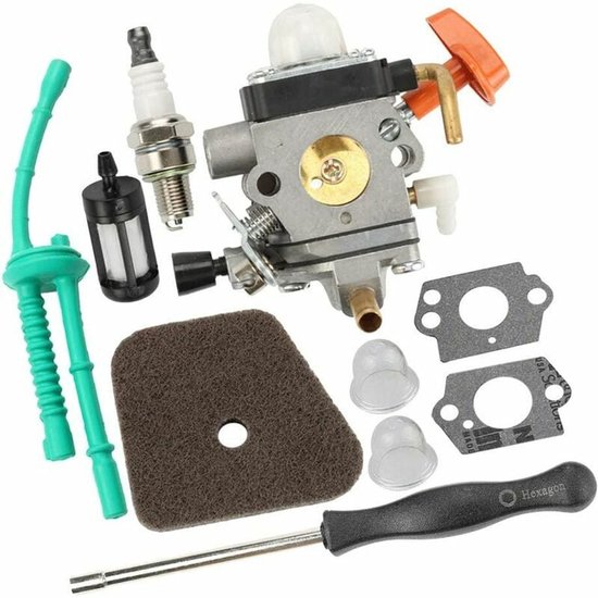 Kettingzaag Carburateur Kit FS100 FS110 Trimmer Kettingzaag Carburateur, Vervangende Carburateur Bosmaaier Kit voor STIHL HL90 HL95 HL95K HT100 HT101 van Satuojet.