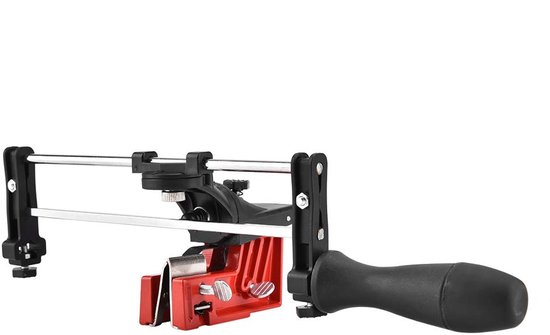 Kettingzaag geleidingsgereedschap van metaal voor Bar Gemonteerd handmatige kettingslijper kettingzaag archivering van Merkloos	