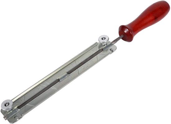 Kettingzaag Slijpset - Ronde Vijl - Ketting Scherp Maken - Met Houten Handvat - 5.5mm Diameter - Niet Gespecificeerd van Merkloos	