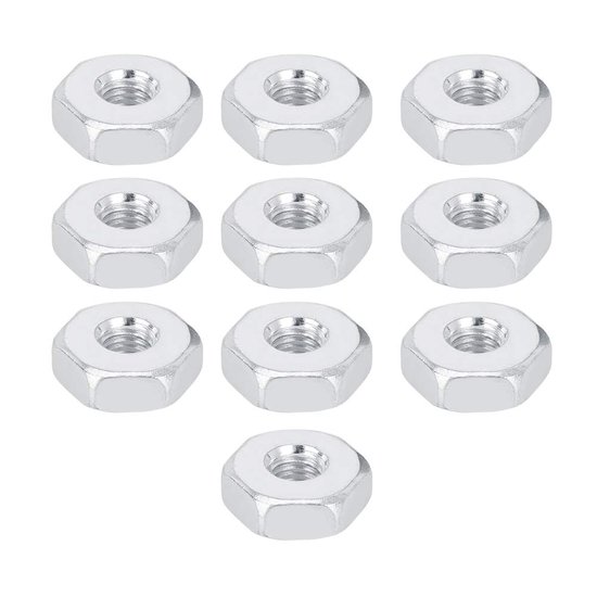 Kettingzaag zeskantmoeren, geleidestang tandwielkap 8 mm zeskantmoeren accessoires geschikt voor kettingzaag vervangende onderdelen 10 stuks van Yuccer