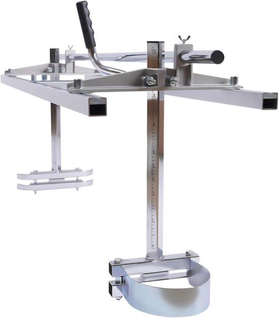 Kettingzaagmolen Zaagwerk - Mobiel Zaagblad - Hout Zagen - Verstelbare Hoogte Breedte - 14-36 Inch - Zilver