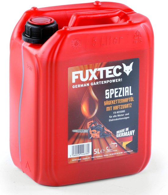 Kettingzaagolie - FUXTEC - 5 liter - ook voor snoeischaren van Merkloos	