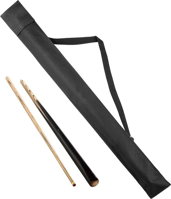 Keu tas - 82 cm - voor 2-delige keuen - Keu hoes - Biljartkeu - Biljartkeu - Keu - Biljartkeu - Zwart Kleur Pool Cue Case - PU - biljart keue tas - Cue Bag - biljarttas - Exclusief clubs van Proline.