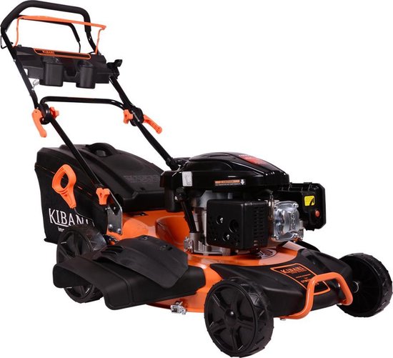Kibani Benzine Grasmaaier - 196 cc / 4.7 pk– 53cm breed – 62L bak van Kibani