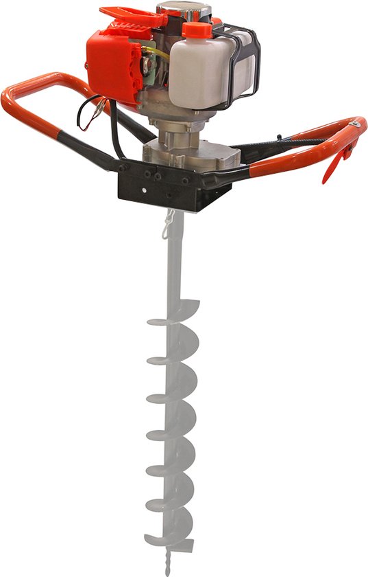 Kibani Grondboor 52cc benzine - excl. Losse grondboren - palenboor - Grondboor machine van Kibani
