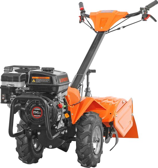 Kibani Grondfrees Benzine - 196cc - 46CM breedte - 6.5PK - Loncin motor - tuinfrees - tuinfrees benzine - bodemfrees - tuinploeg - grondfreesmachine van Kibani