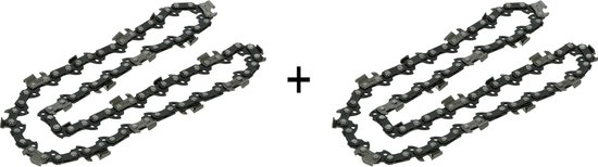 Kibani ketting 25 cm / 10 inch per 2 - Losse ketting voor de kettingzaag - set van Kibani