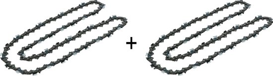 Kibani ketting 50 cm / 20 inch per 2 - Losse ketting voor de kettingzaag - set van Kibani