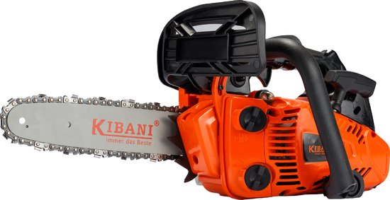 Kibani Kettingzaag Benzine - 25.4 cc / 1 pk 2-takt Motor - Zwaardlengte 25 cm / 10 inch - Easy-Startsysteem - snoeizaag van Kibani