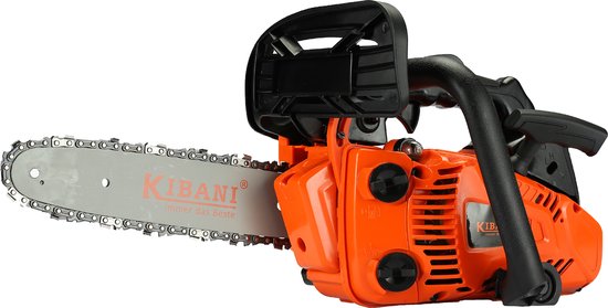 Kibani Kettingzaag Benzine - 25.4 cc / 1 pk 2-takt Motor - Zwaardlengte 25 cm / 10 inch - Easy-Startsysteem van Kibani