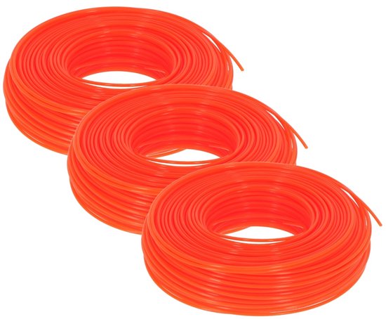 Kibani Maaidraad Trimmerdraad 2.4 MM 3x 100 Meter - Maaidraad voor bosmaaier - Trimdraad Totaal 300 Meter Voor Bosmaaier van Kibani