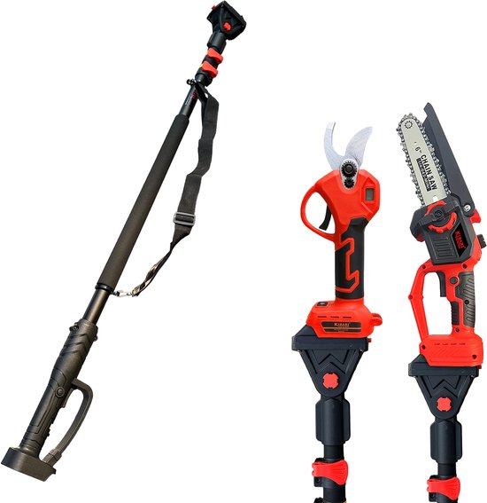 Kibani Telescoopsteel 3 meter - voor Kibani Takkenschaar - voor Kibani Takkenzaag - Snoeigereedschap op hoogte van Kibani