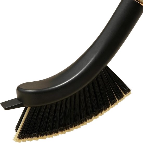 Kierenborstel - Voegenborstel Hoekreiniger - Precisie Reiniging - Gebogen Borstelkop - 325 cm - Grijs