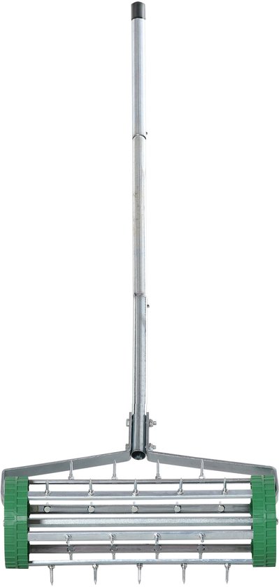 Killogood Gazonbeluchter beluchter voor gras 43.5cm breedte handmatige gazonbeluchter opvangbak tuingereedschap plug core, bodembeluchting gazononderhoud voor tuinen gazons verdichte grond van Merkloos	