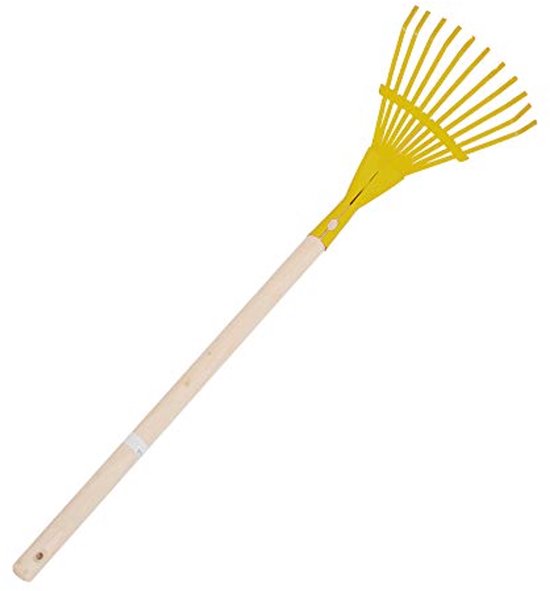 Kinder Tuingereedschap - Rankhulp Set - Natuur Ontdekken - Inclusief Houten Staf - 72 cm - Geel