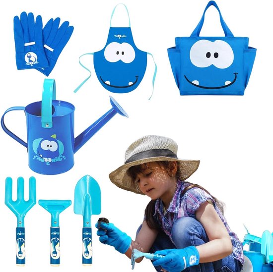 Kinder Tuingereedschap Set - Tuin speelset - Buiten spelen - Complete set met tas - 545 cm - Multicolor