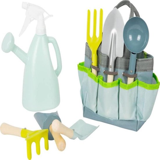 Kinder tuinset tuintas tuingereedschap hout metaal kinderen 3 jaar 12388 kinder tuinset van Kinder
