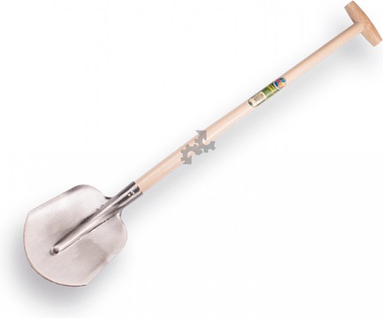 Kinderbats / kinderschop Atlas met steel 75cm - logo MeermanJRbv van Atlas