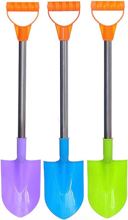 Kinderen Sneeuwschop - Strand Schoppen - Buiten Spelen - Roestvrij Staal - 51 cm Lengte - Felle Kleuren