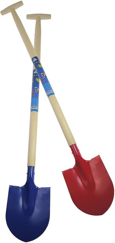 Kinderschep Metaal 90CM Blauw - Strandschep - Tuinschep - Strandspeelgoed - Zandspeelgoed - Schep voor Kinderen van Merkloos	