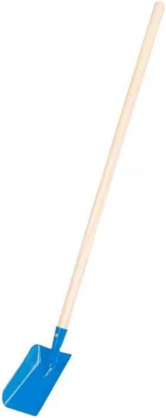 Kinderschep metaal met houten handvat 76 cm - Veelkleurig