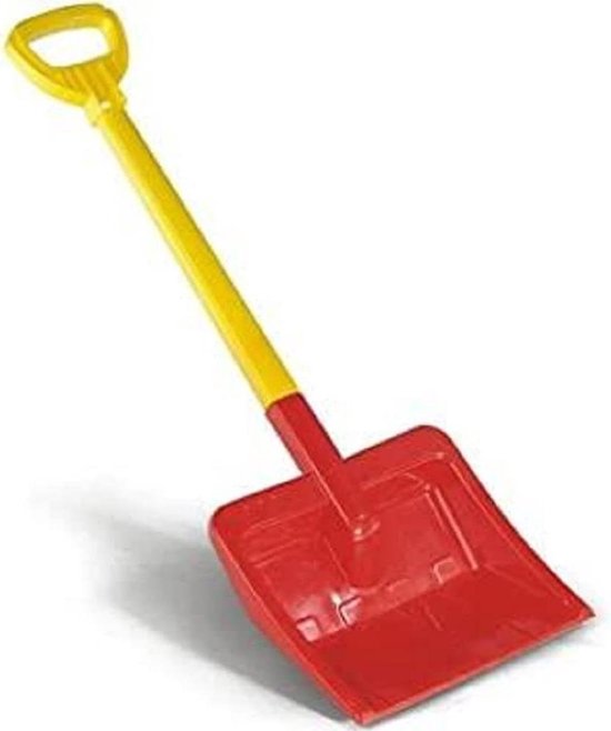 Kinderschep - Rolly Toys 379675 RollyShovel rood geel - kunststof zandschop voor kinderen - sneeuwschep van Kinder