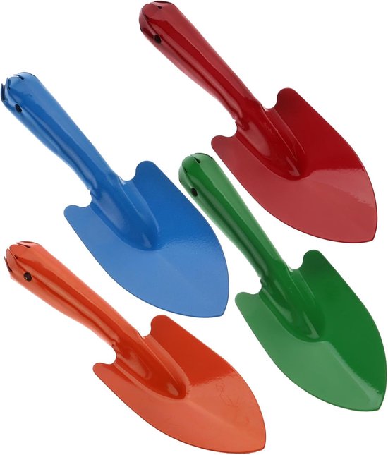 Kinderschep Set - Kleine Tuinscheppen - Strand Zand Graven - Lichtgewicht Duurzaam - 19.6 cm - Diverse Kleuren